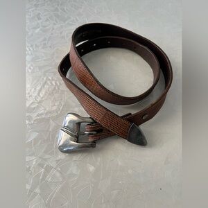 BARRY KIESELSTEIN CORD 1976 USA
Sterling Silver Brown Leather Belt